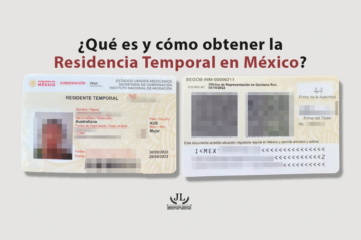 Documentación para permisos de residencia temporal