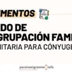 Documentos para visados de reagrupación familiar