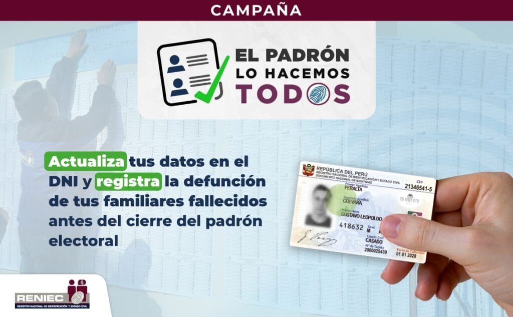 registro en el padron para nuevas familias