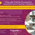 Visados para asistir a congresos o eventos en España